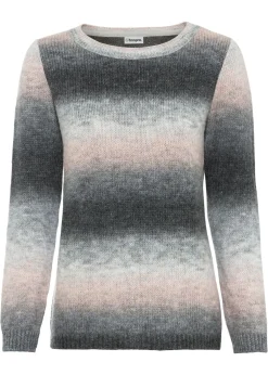 bonprix BODYFLIRT Jersey con degradado de color rosa pálido / pizarra Online
