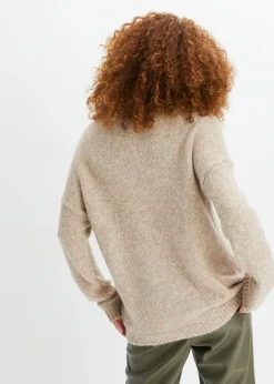 bonprix bonprix Jersey con estrellas Camel Sale