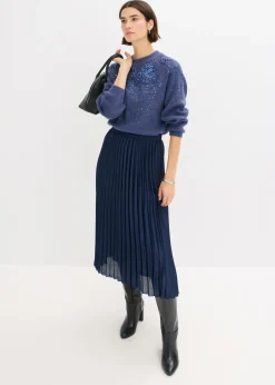 bonprix bonprix Jersey con lentejuelas índigo Hot