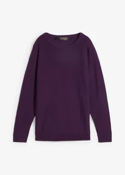 bonprix bonprix Jersey con mangas murciélago Lila oscuro Best