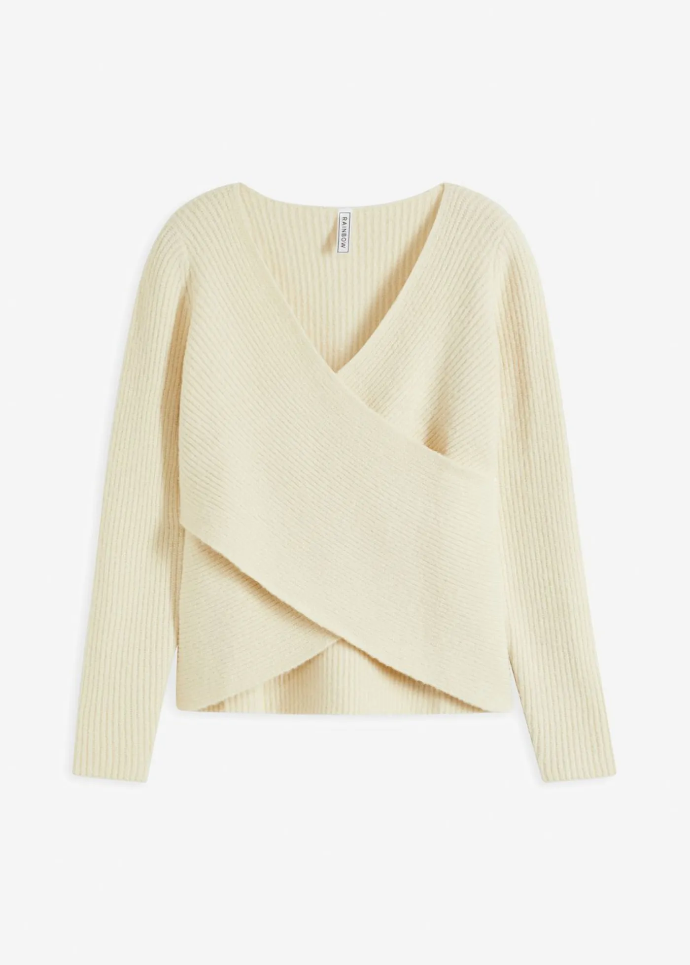 bonprix bonprix Jersey cruzado Beige natural Outlet