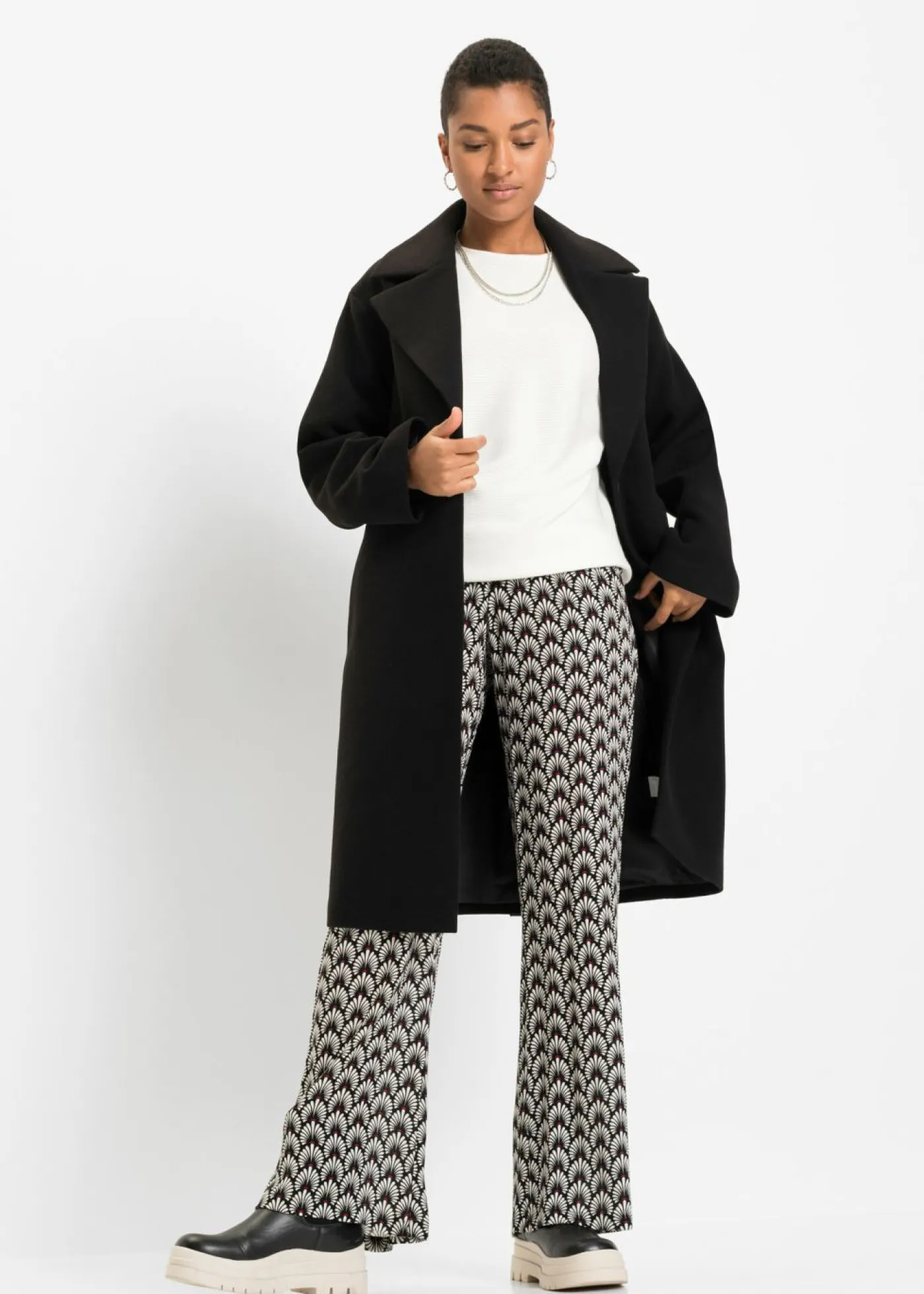 bonprix bonprix Jersey de canalé oversize de mezcla de viscosa crema suave Best