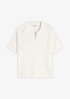 bonprix bonprix Jersey de punto ajour Blanco lana