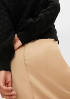 bonprix bonprix Jersey de punto ajour Negro Hot