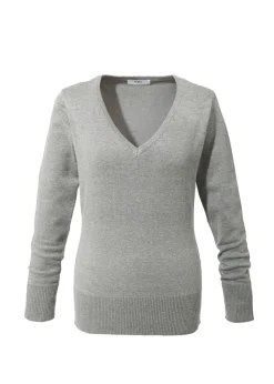 bonprix bonprix Jersey de punto fino Gris claro moteado Online
