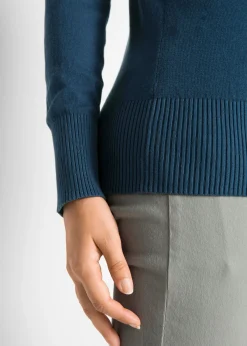 bonprix bonprix Jersey de punto fino Azul marino Clearance