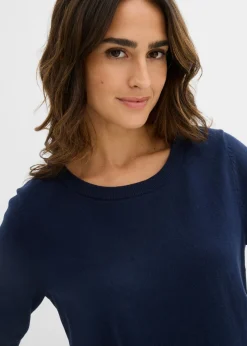 bonprix bonprix Jersey de punto fino Azul marino Best
