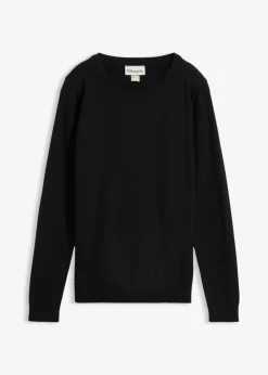 bonprix bonprix Jersey de punto fino Negro Outlet