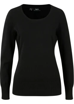 bonprix bonprix Jersey de punto fino Negro Discount