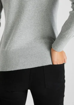 bonprix bonprix Jersey de punto fino Gris Discount