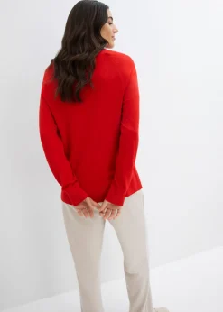 bonprix bonprix Jersey de punto fino fresa New