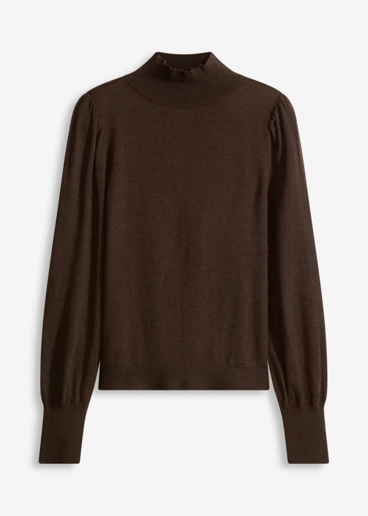 bonprix bonprix Jersey de punto fino marrón oscuro moteado Discount