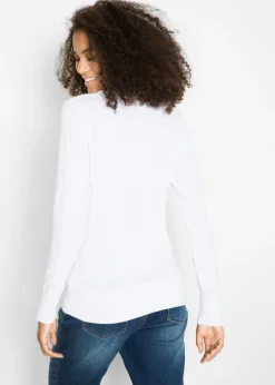 bonprix bonprix Jersey de punto fino Blanco Discount