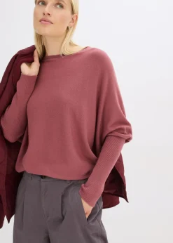 bonprix bonprix Jersey de punto fino de mezcla de viscosa baya suave