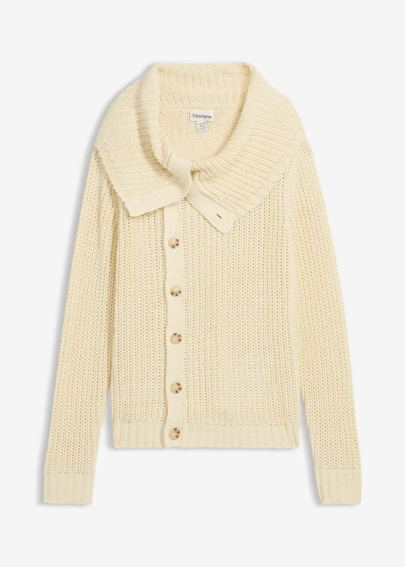 bonprix bonprix Jersey de punto grueso Crudo Sale