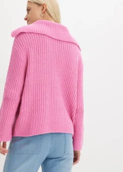 bonprix bonprix Jersey de punto grueso Rosa fucsia Outlet