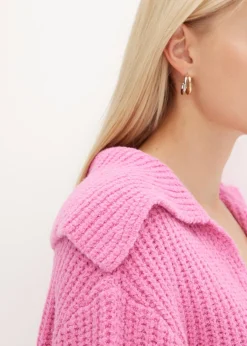 bonprix bonprix Jersey de punto grueso Rosa fucsia Outlet