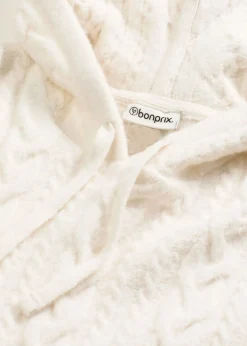 bonprix bonprix Jersey de punto grueso con capucha blanco perla Best