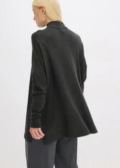 bonprix bonprix Jersey de suave mezcla de viscosa antracita jaspeado moteado Clearance