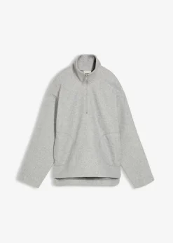 bonprix bonprix Jersey holgado con aspecto de lana Gris sombra moteado Hot