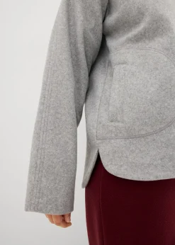 bonprix bonprix Jersey holgado con aspecto de lana Gris sombra moteado Hot