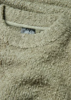 bonprix bonprix Jersey holgado de hilo suave Verde alga