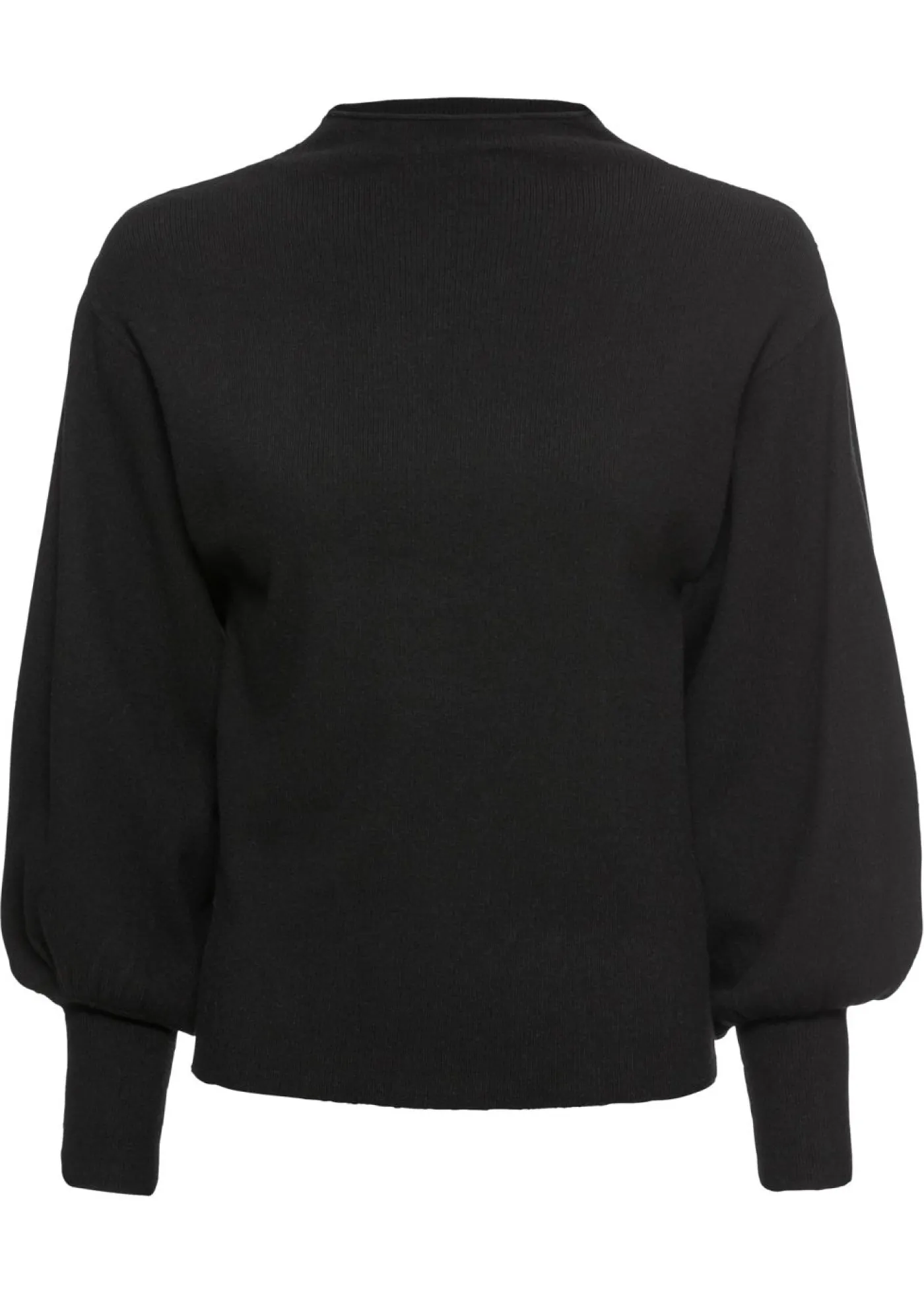 bonprix BODYFLIRT Jersey holgado de mezcla de viscosa Negro