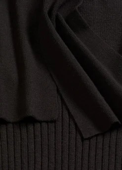 bonprix bonprix Jersey holgado de mezcla de viscosa suave Negro Clearance