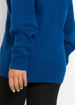 bonprix bonprix Jersey holgado de punto Azul ártico jaspeado Discount