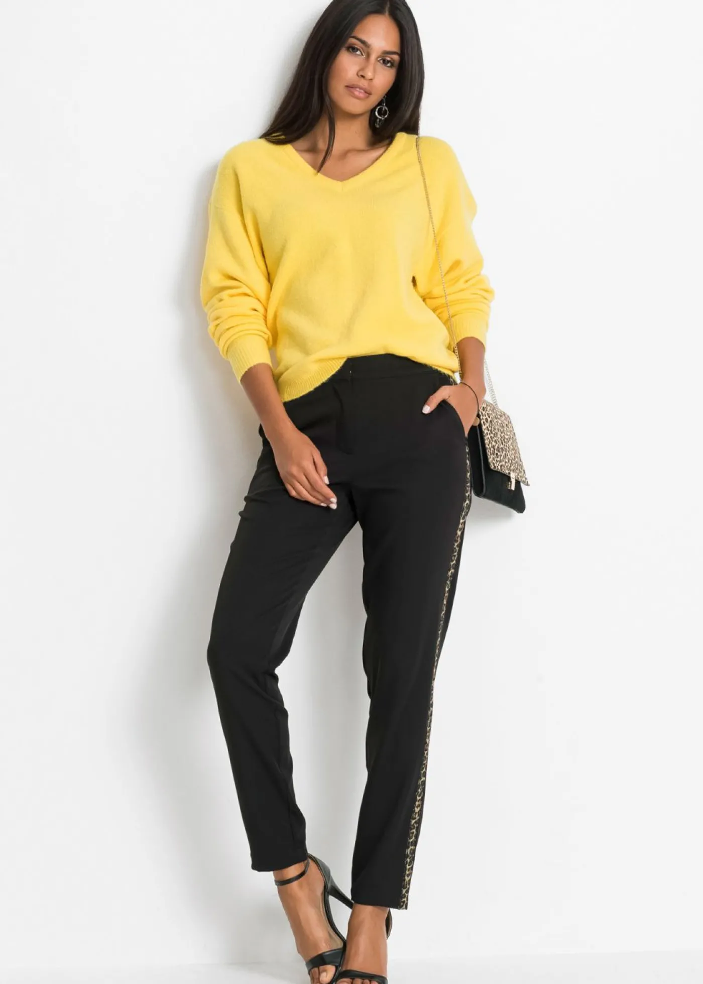 bonprix bonprix Jersey holgado de punto Amarillo maíz Clearance