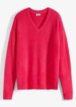 bonprix bonprix Jersey holgado de punto Rosa oscuro Outlet