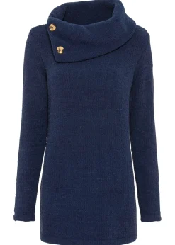 bonprix bonprix Jersey largo Azul marino