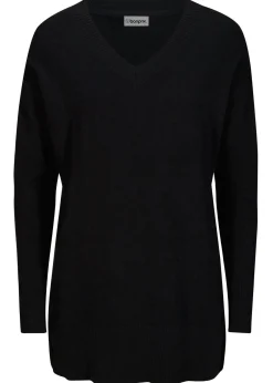 bonprix bonprix Jersey largo Negro Hot