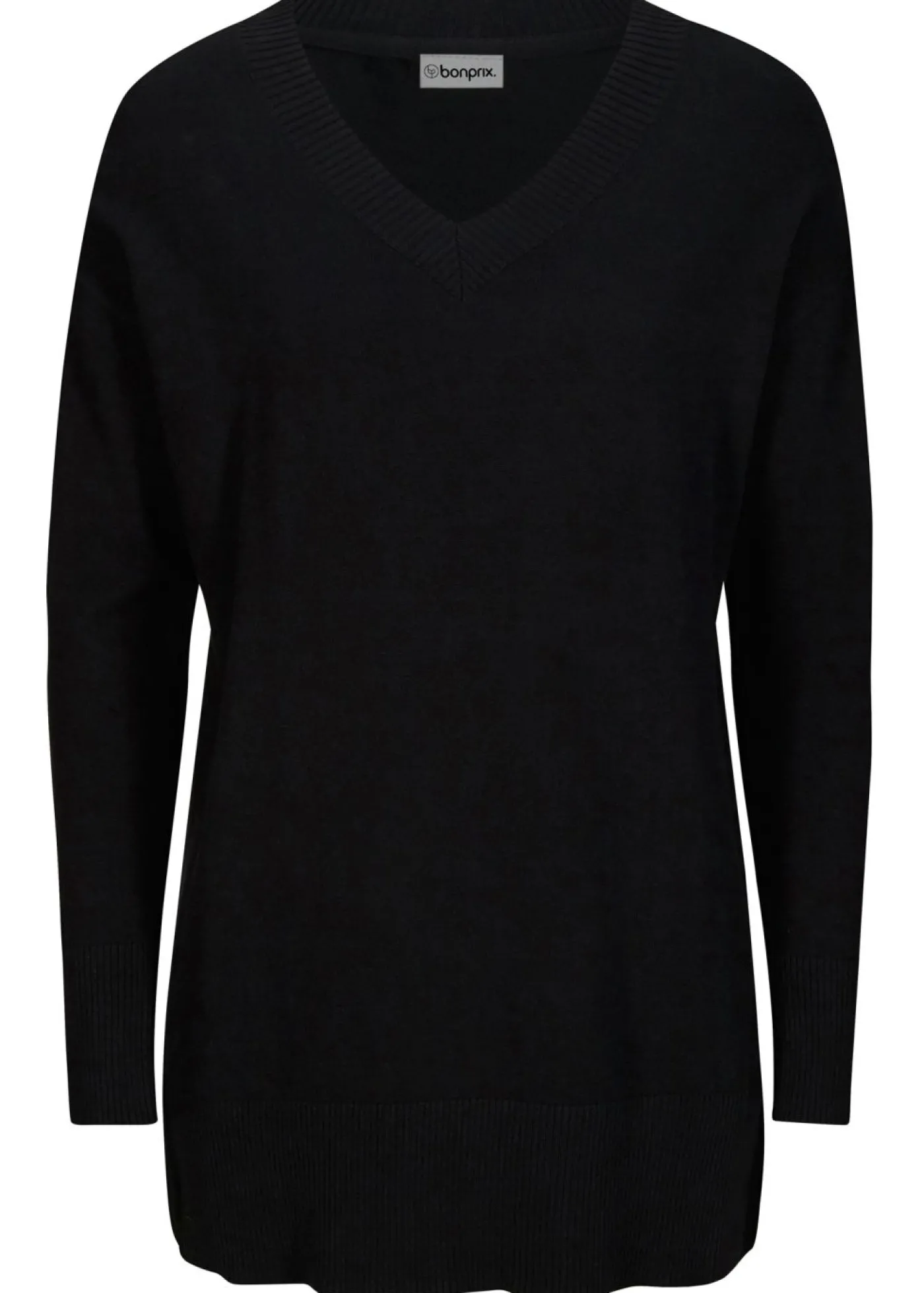 bonprix bonprix Jersey largo Negro Hot