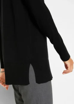 bonprix bonprix Jersey largo Negro Hot