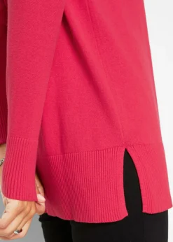 bonprix bonprix Jersey largo Rojo granate Sale