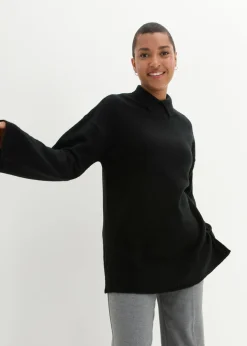 bonprix bonprix Jersey largo Negro