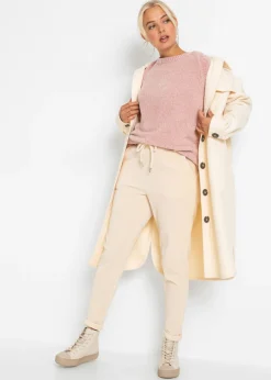 bonprix bonprix Jersey largo de chenilla Rosa vintage Discount