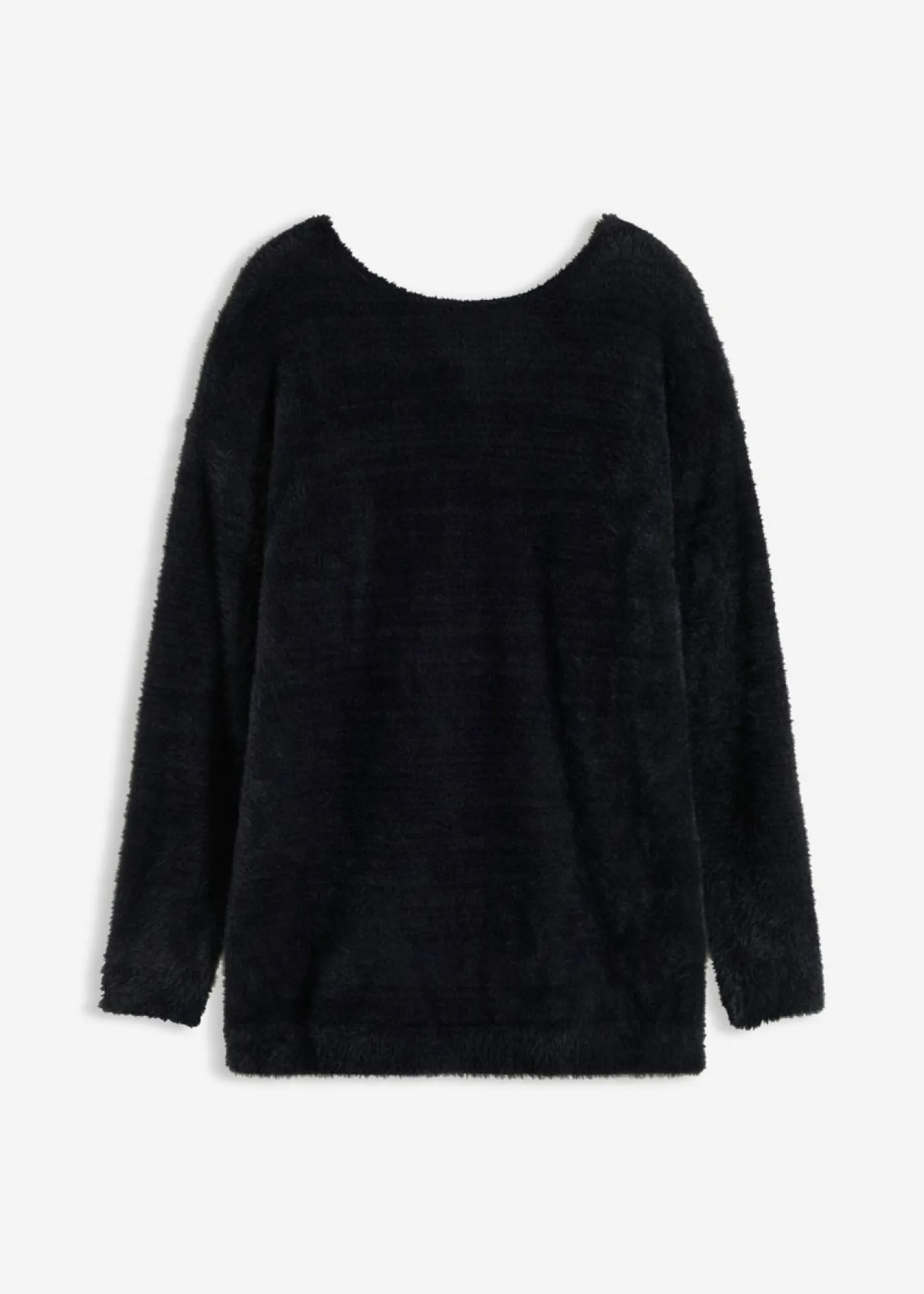 bonprix bonprix Jersey largo de hilo suave Negro Best