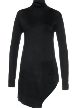 bonprix bonprix Jersey largo de mezcla de viscosa Negro Sale