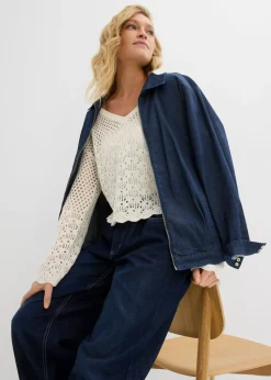 bonprix bonprix Jersey ligero de ajour Blanco lana Clearance