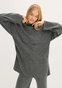bonprix bonprix Jersey oversize antracita jaspeado moteado