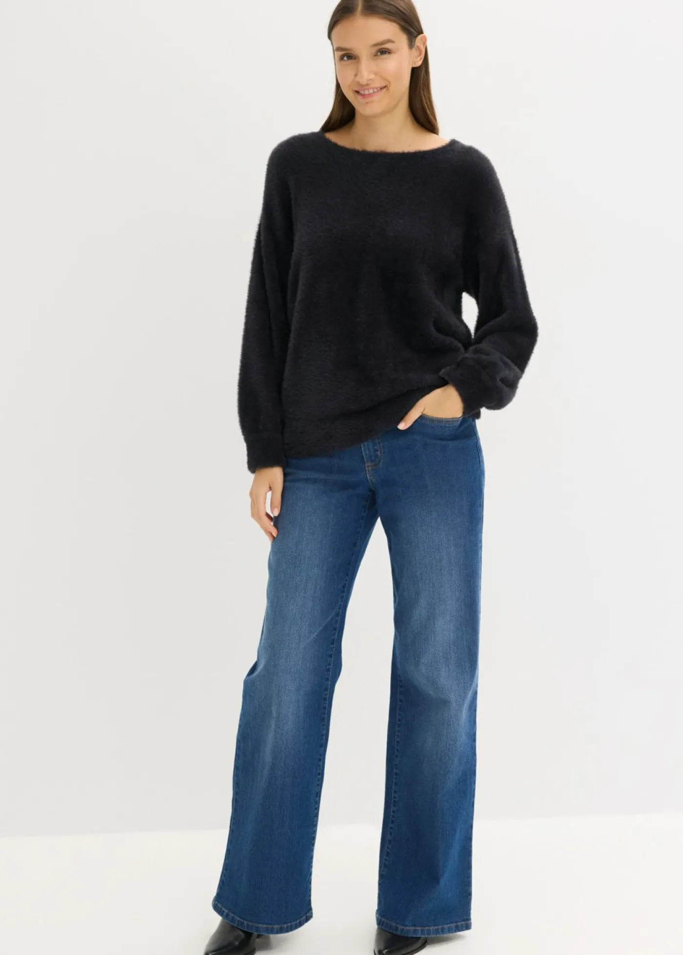 bonprix bonprix Jersey oversize Negro Best