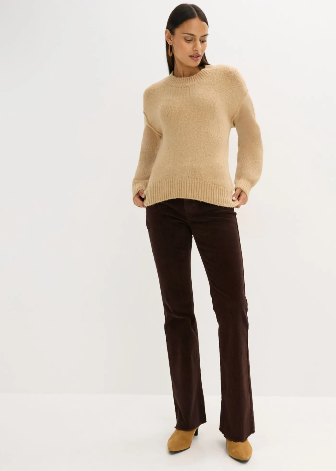 bonprix bonprix Jersey oversize caqui claro moteado Hot