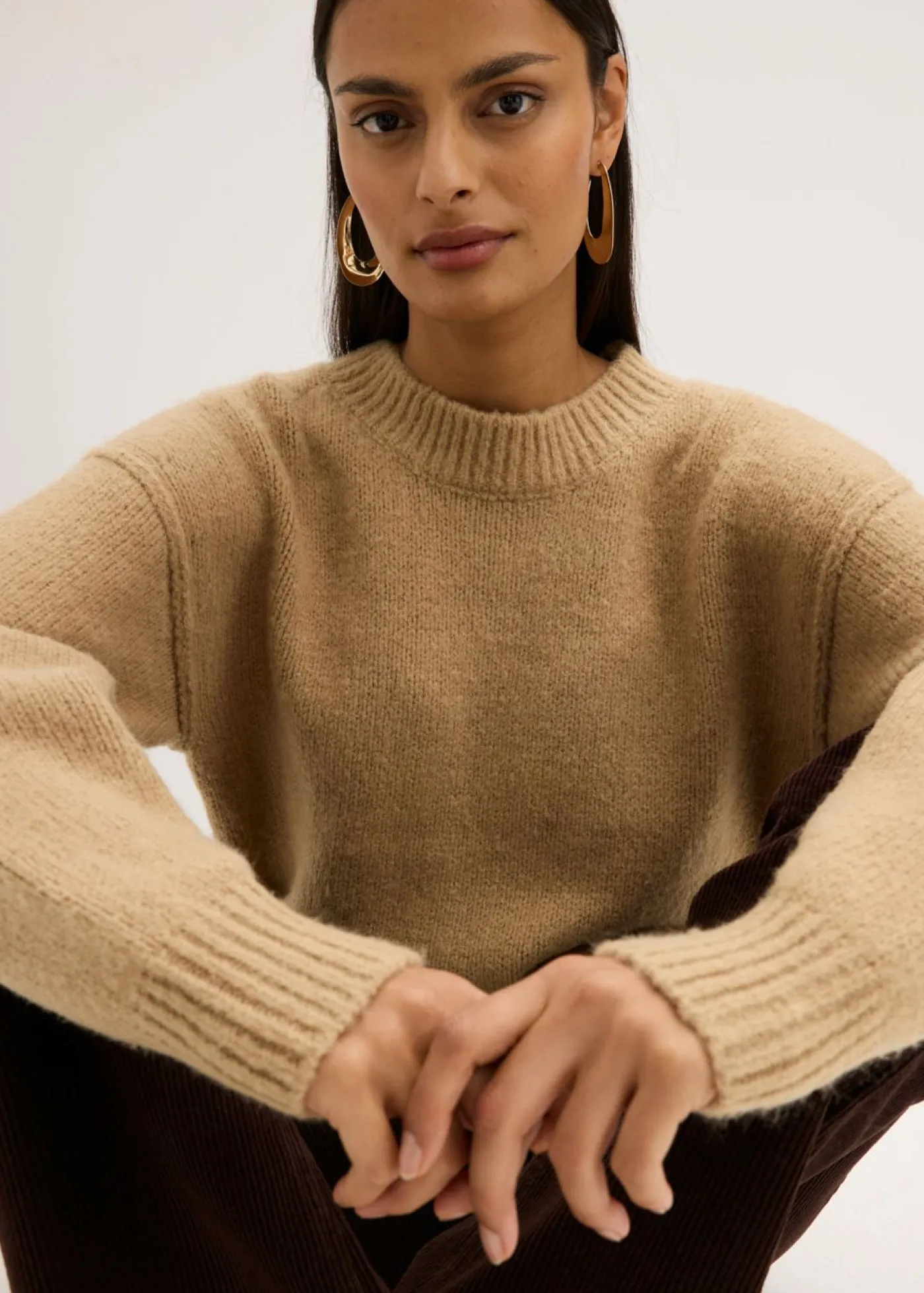 bonprix bonprix Jersey oversize caqui claro moteado Hot