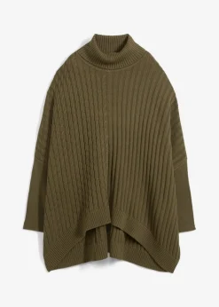 bonprix bonprix Jersey oversize Verde oliva oscuro Hot