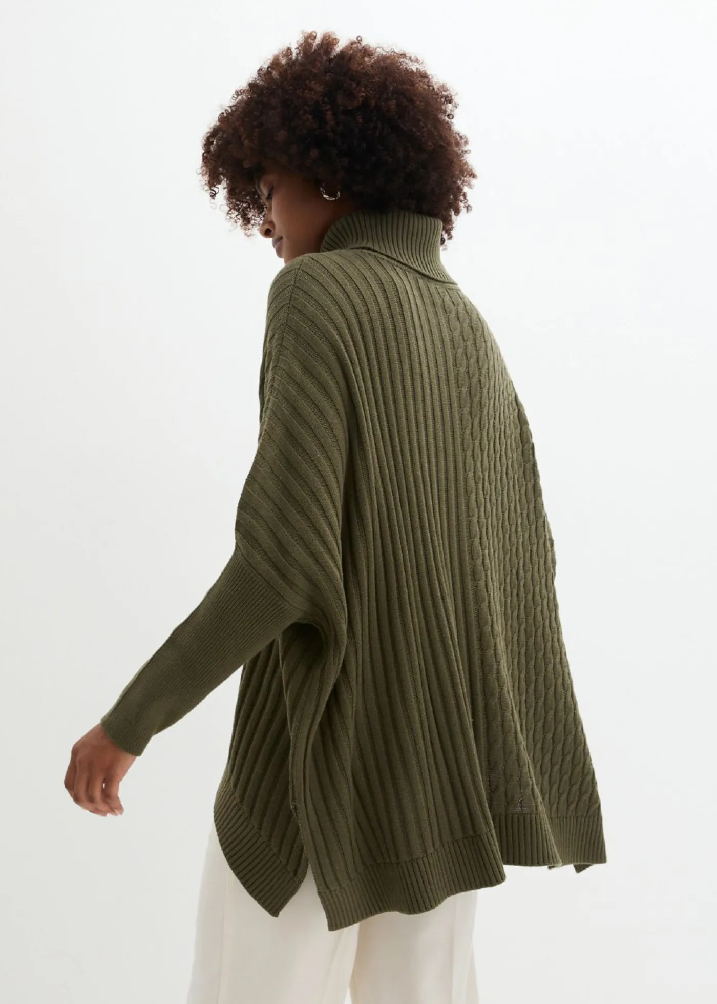 bonprix bonprix Jersey oversize Verde oliva oscuro Hot