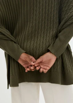 bonprix bonprix Jersey oversize Verde oliva oscuro Hot