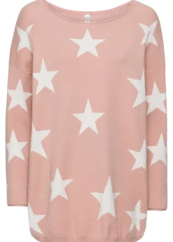bonprix bonprix Jersey oversize rosa vintage-blanco Best