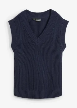 bonprix bonprix Jersey sin mangas Azul marino Best